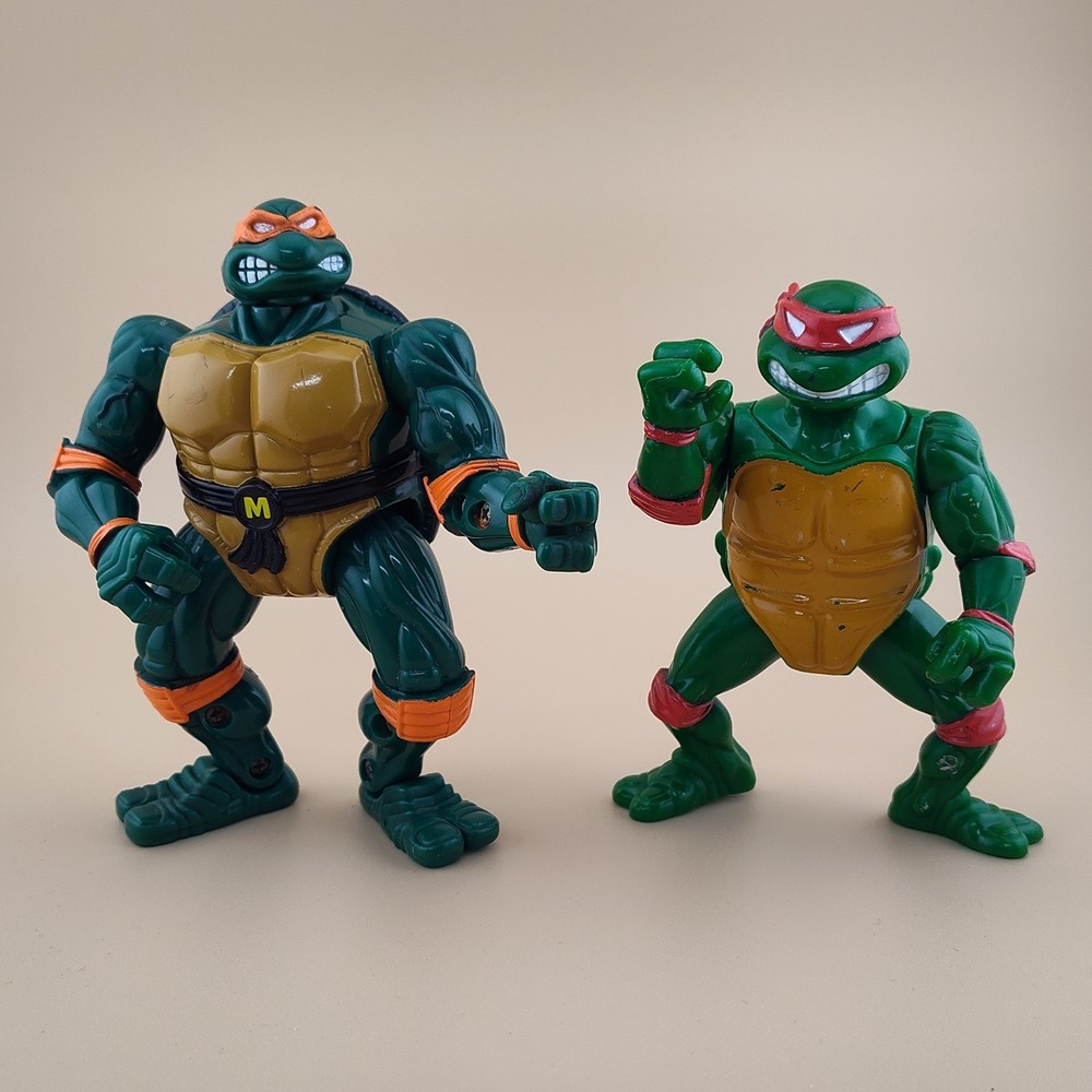 tmnt figures vintage 1991 and 1996